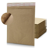 #7- 14.25" x 20" Kraft Hexcoat Mailers - 50 Count